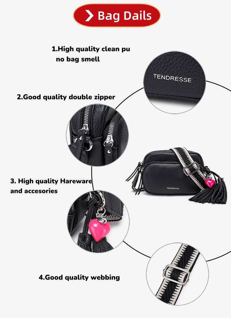 Women's Small Crossbody, Multi-Compartment Mobile Phone Wallet With Adjustable Shoulder Strap_voghion.com