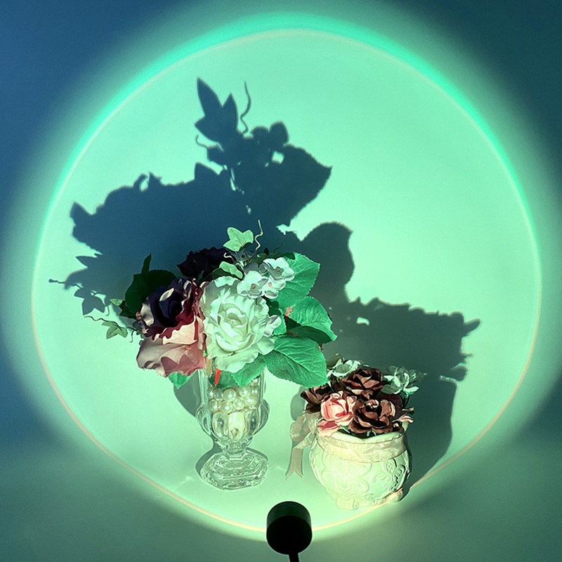 1x USB Sonnenuntergang Lampe LED Regenbogen Neon Nachtlicht Projektor Fotografie Wand Atmosphäre Beleuchtung Für Schlafzimmer Home Zimmer Dekor Geschenk_voghion.com