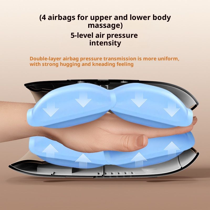 Massaggiatore elettrico per le mani con termoterapia - Massaggio a pressione d'aria e shiatsu per alleviare il dolore alle articolazioni delle dita, USB portatile_voghion.com
