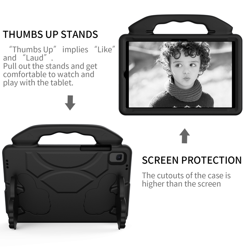 Funda EVA para niños para Samsung Galaxy Tab A 8,0 T290 A7 8,7 T220 10,1 T510 A8 10,5 X200, funda Tab S6 Lite 10,4 P610, fundas a prueba de golpes_voghion.com