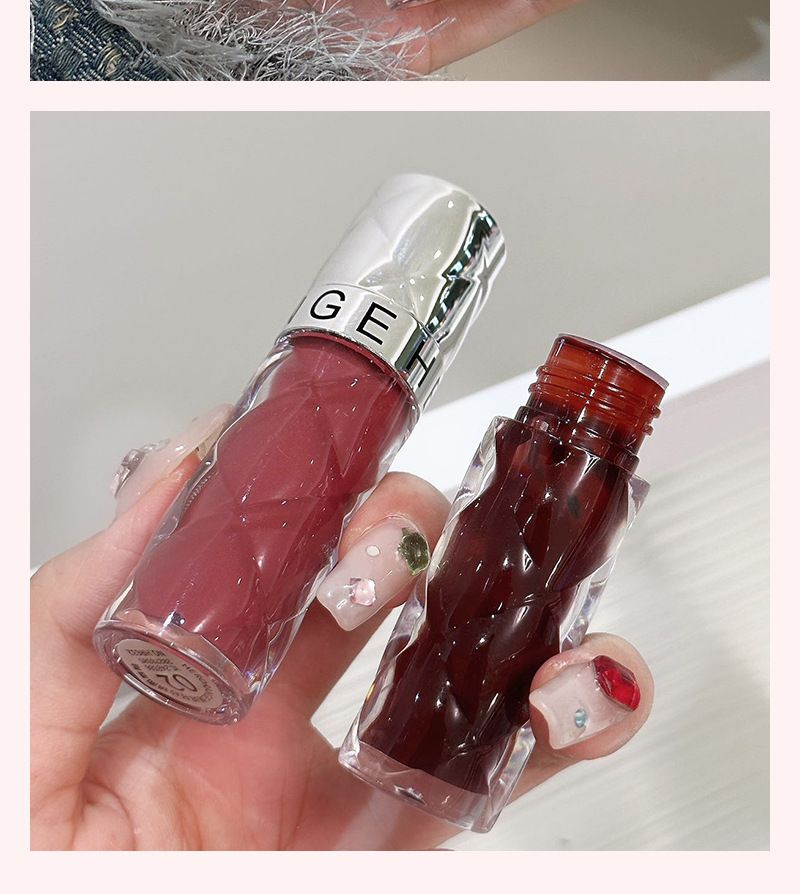 New Mianmian Light Yarn Mirror Lip Glaze Clear, Moisturizing, Water Shining Glass Lips Korean Tender Girl Lip Gloss_voghion.com