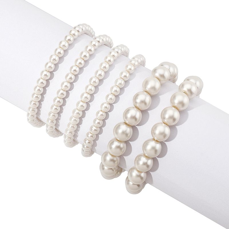 Moud Einfach High-End Bijouen Fréijoer a Summer Perlen Handgemaachte Perlenarmband Set_voghion.com