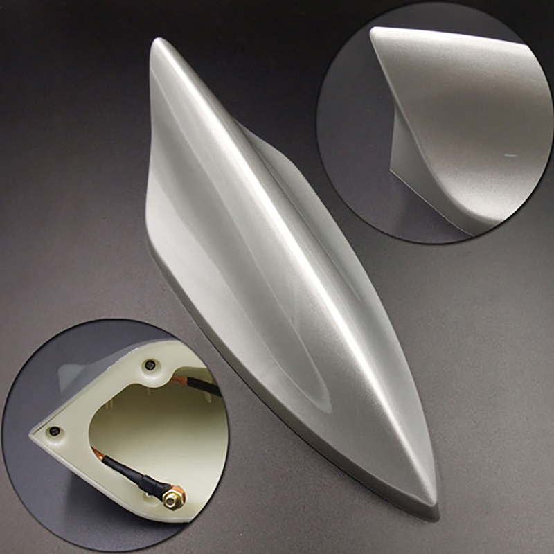 Yuanmheng Antenne de signal d'aileron de requin de toit de voiture automatique universelle élégante antenne radio FM/AM_voghion.com