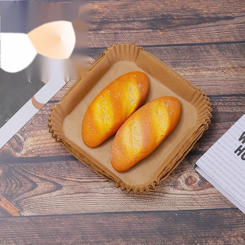 Specjalny olej silikonowy do frytkownicy powietrznej Jednorazowa tacka kwadratowa okrągła papier do pieczenia Sklep_voghion.com