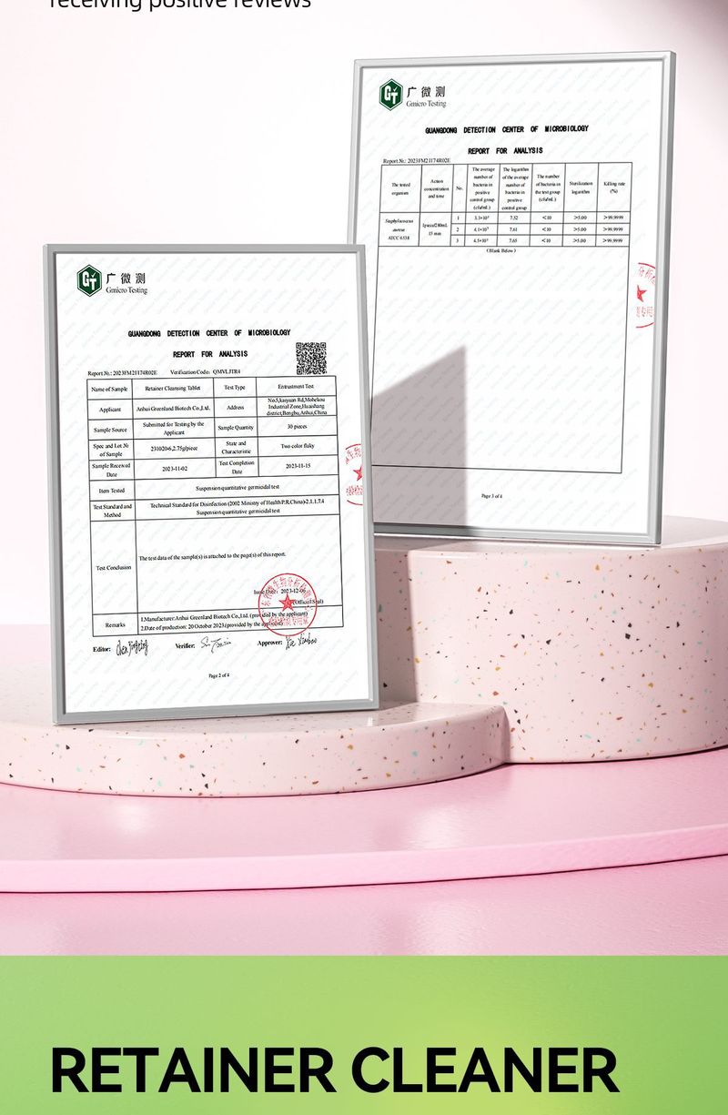 Retainer Unsichtbare Brausetabletten Kieferorthopädische Reinigung Zahnspangen Zahnfleckenentfernung Fruchtgeschmack Englisch_voghion.com