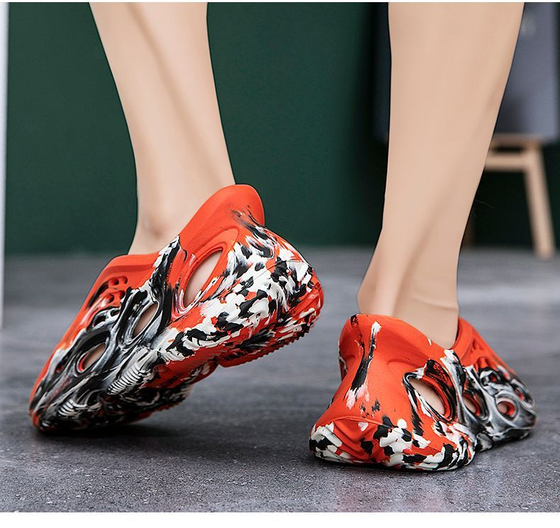 Tolle einheimische Sommersandalen, lässige Sportschuhe mit mittelgroßen Löchern, einfache, stylische Herren- und Kinderschuhe_voghion.com