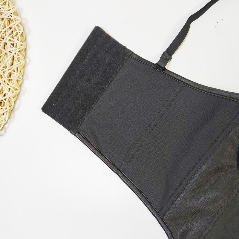 Europäeschen an amerikanesche Street Style onregelméissege Fëschgrat-BH Bannendran Uewerflächenträger weibleche Kierper verengt schéint Réck Tube Top_voghion.com