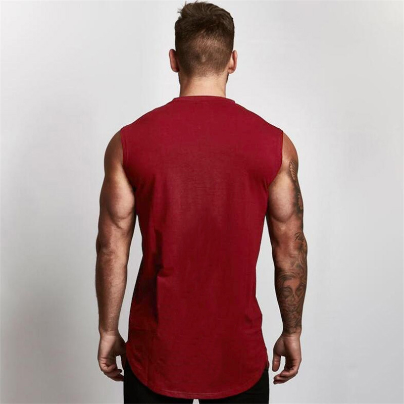 Bodybuilding Fitness Muscle Canotta sportiva da uomo Canotta attillata a cuore T-shirt senza maniche_voghion.com