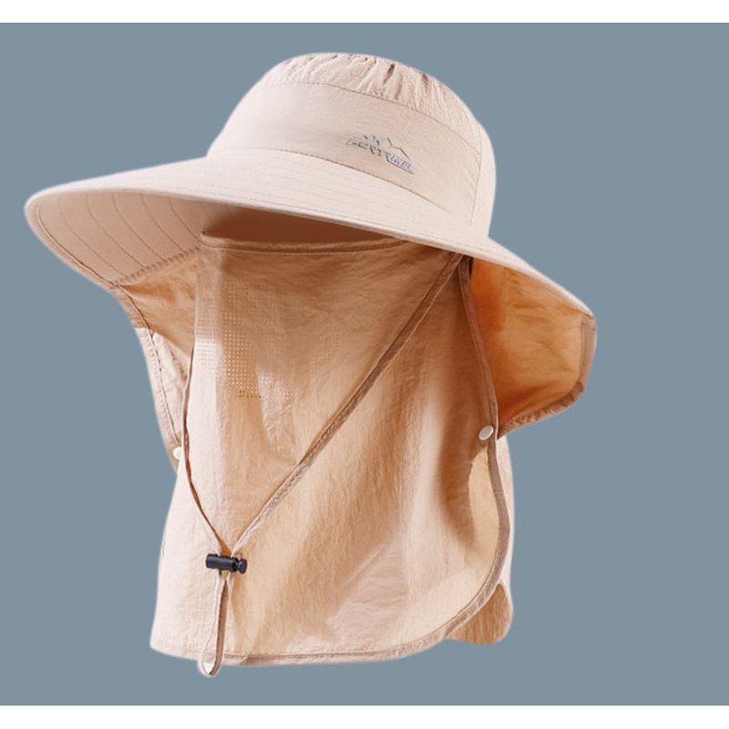 Mască de protecție solară pentru bărbați, mască integrală pentru drumeții de vară în aer liber, protecție UV, protecție solară pentru pescuit, pălărie de pescar_voghion.com