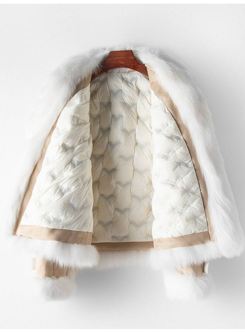 Damenbekleidung Neue Wintermode Lederjacke_voghion.com