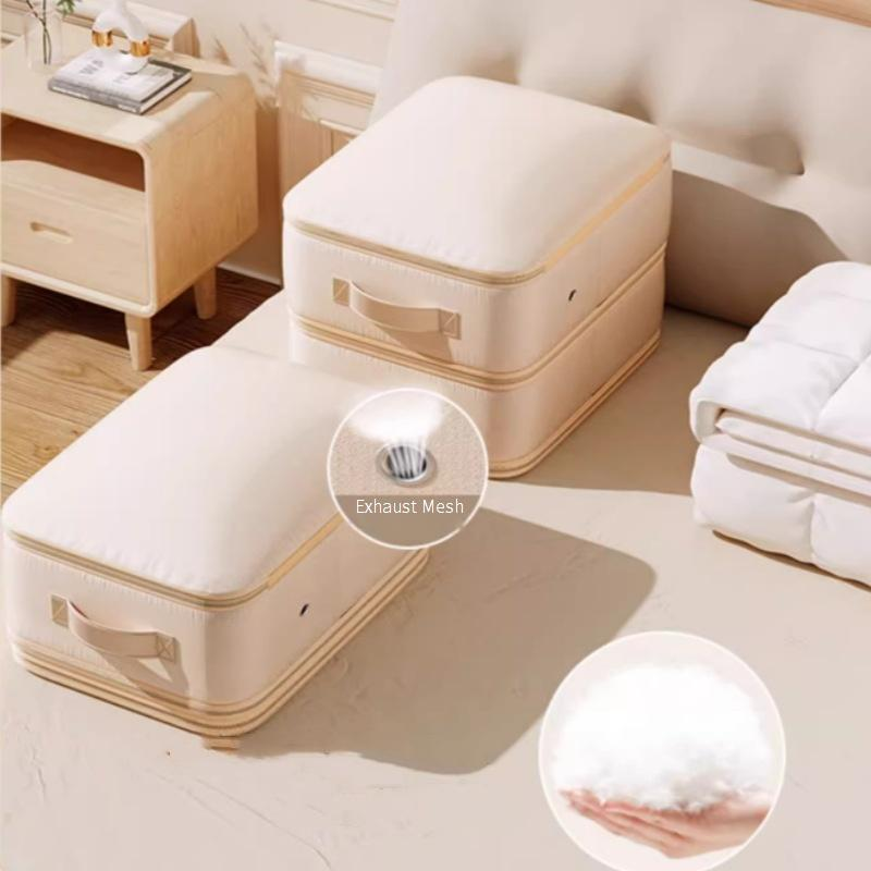 Sacchetti salvaspazio sottovuoto - Grandi sacchetti a compressione per indumenti, biancheria da letto e organizzazione della casa (portatili, resistenti, multi-formato)_voghion.com