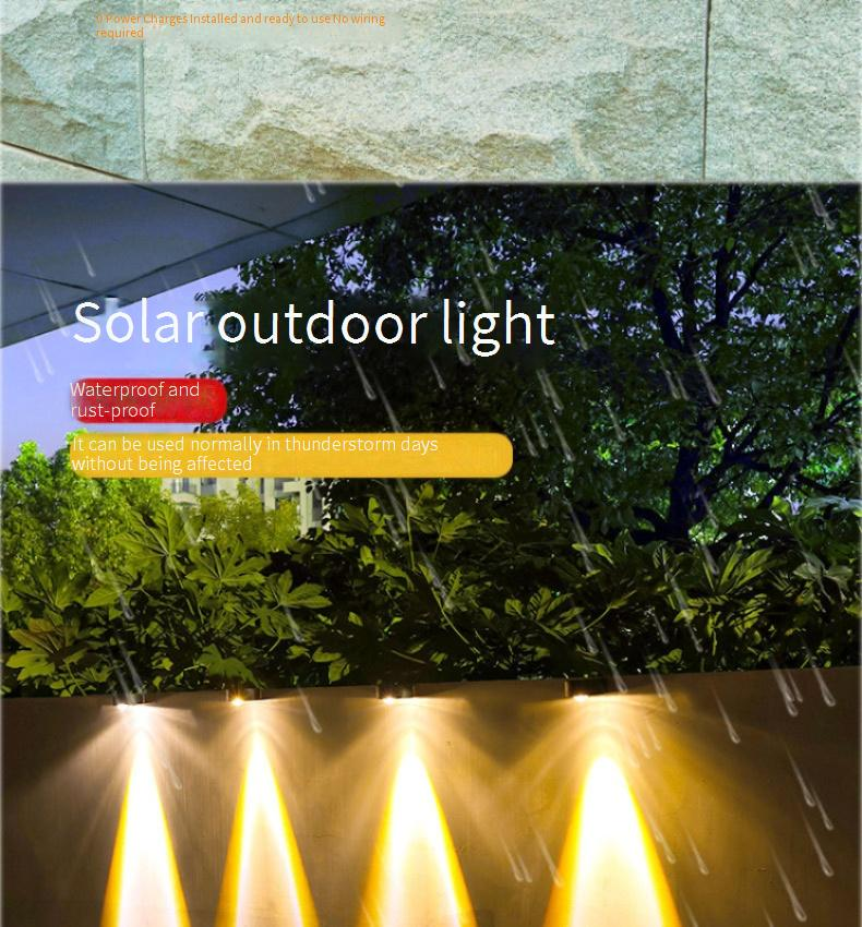 Applique da parete per esterni impermeabile - Applique LED regolabile (IP65, bianco caldo/freddo, certificato CE, alluminio resistente, design a forma di cuore)_voghion.com