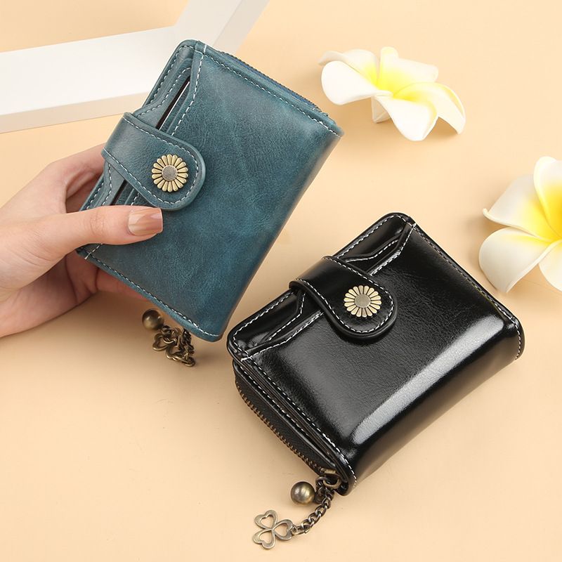New Women's Wallet, Stylish Tassel Zipper Short-Style Wallet With Multiple Card Slots, High-End Coin Purse_voghion.com