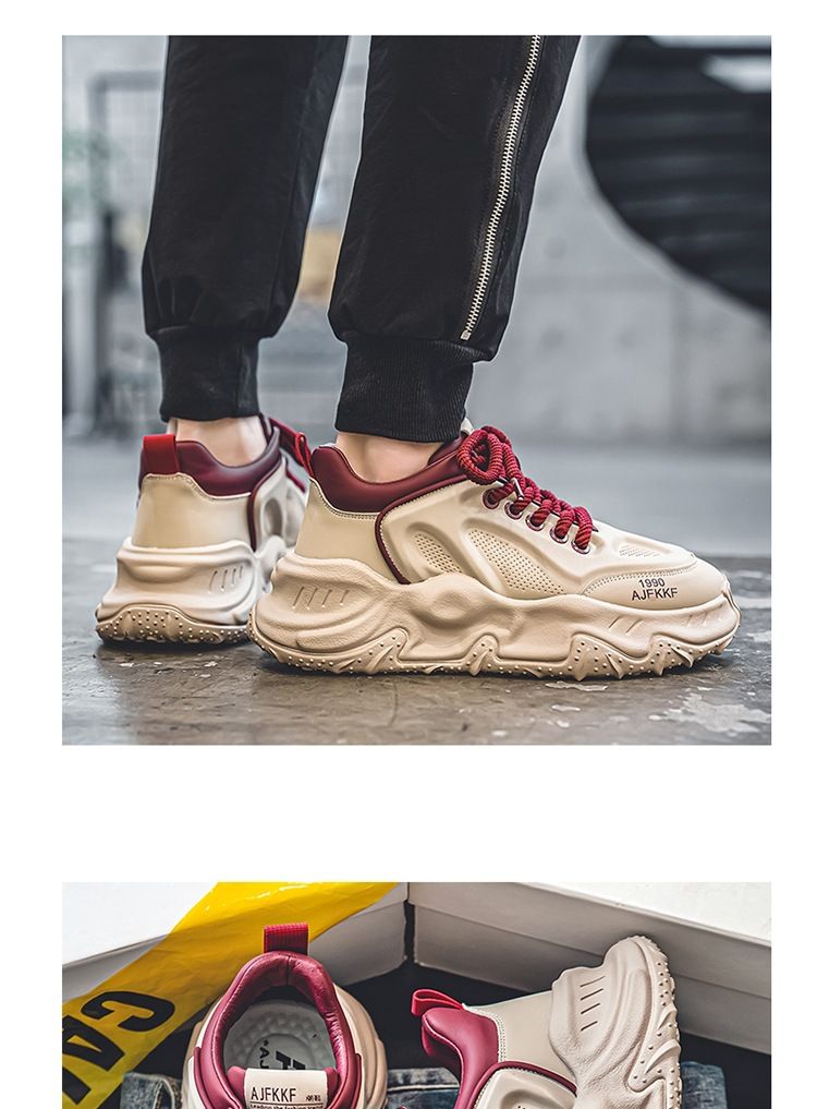 Offre spéciale, durée et quantité limitées, jusqu'à épuisement des stocks ! Chaussures de sport décontractées en mousse à semelles épaisses pour hommes et femmes, très prisées._voghion.com