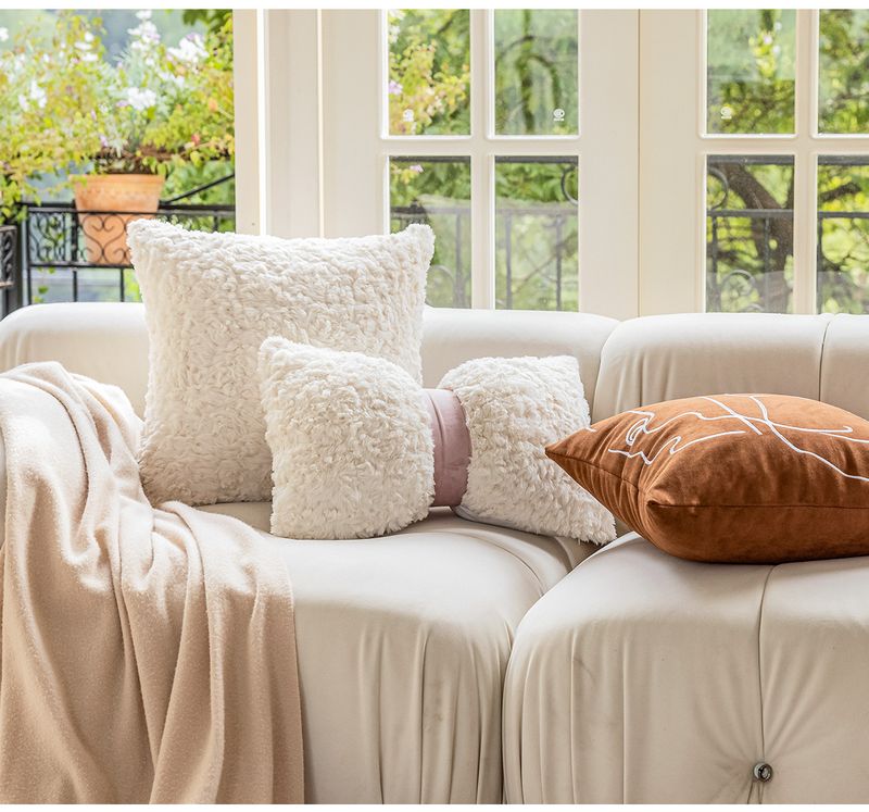 Kaninchen Plüsch Kissen Horizontale Nachttisch Kissen Modell Zimmer Dekorative Rückenlehne Nordic Wohnzimmer Sofa Kissenbezug_voghion.com