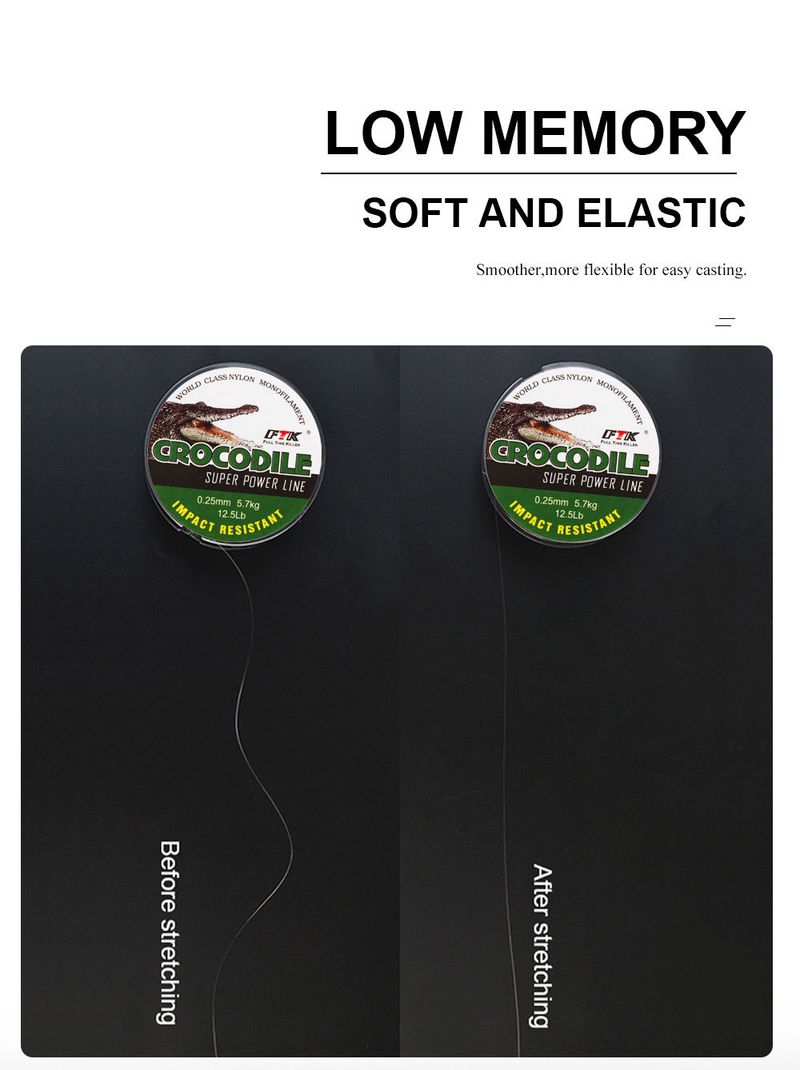 FTK Tension Ice Nylon 30m Taiwan Sea Fishing Casting Rod Lure Line Sub-line_voghion.com