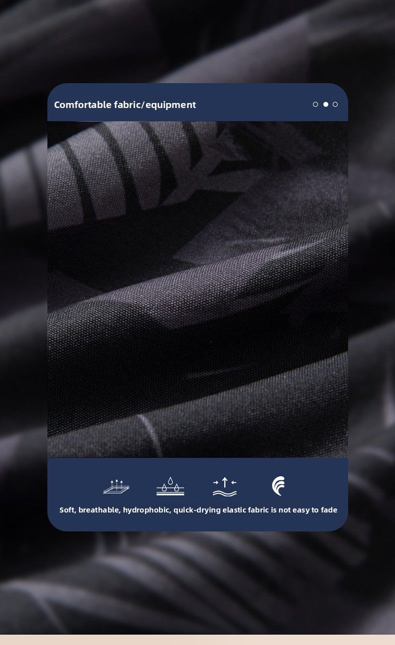 Badehose Herren Boxer Fünf-Punkt-Badeanzug-Set Anti-Peinlichkeit Neue professionelle Strand-Schwimmausrüstung für Erwachsene_voghion.com