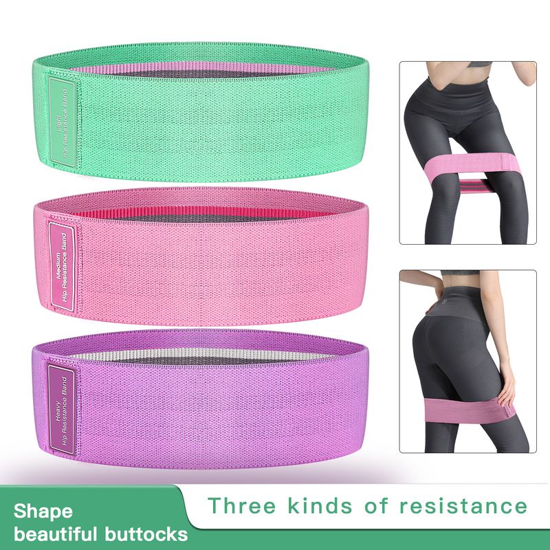 Circle Deep Squat Training Loop Elastisches Widerstands-Glute-Band-Set_voghion.com