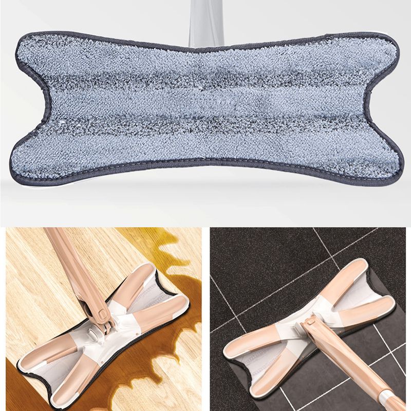 Mocio per pavimenti X-type Mocio piatto a 360 gradi Strumenti per la pulizia domestica con lavaggio a mani libere con cuscinetti in microfibra riutilizzabili Mocio pigro Mocio strizzato_voghion.com