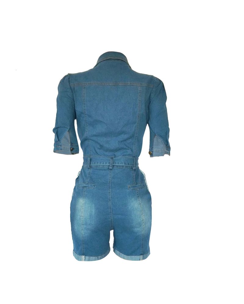 Damemote denim slimming rompers jeans_voghion.com
