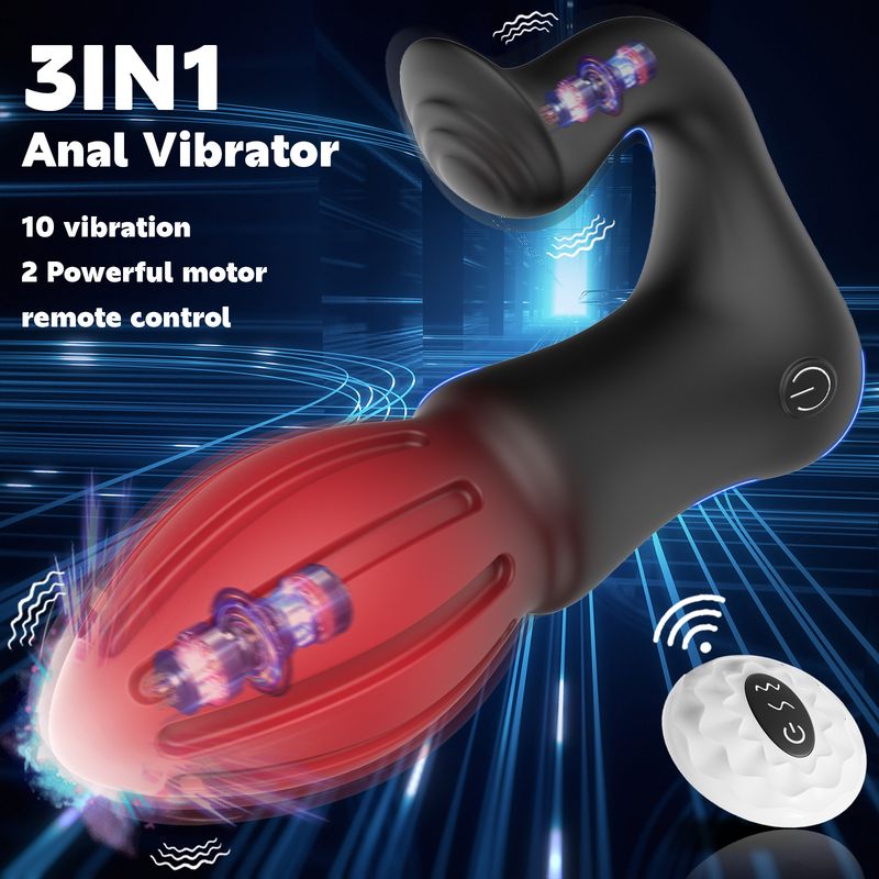 Nuovo telecomando senza fili razzo anale stimolazione vibrazione giocattolo sessuale per adulti sia per uomini che per donne_voghion.com