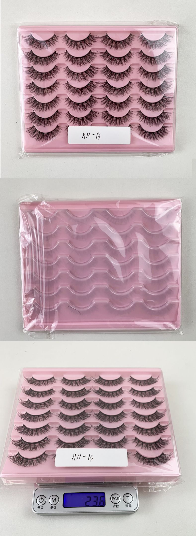 14 Pairs of Shaggy and messy false eyelashes Curl thick lashes_voghion.com