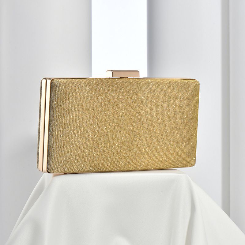 Borsa a tracolla semplice con clip scintillante, per sera, festa, matrimonio, damigella d'onore, banchetto_voghion.com
