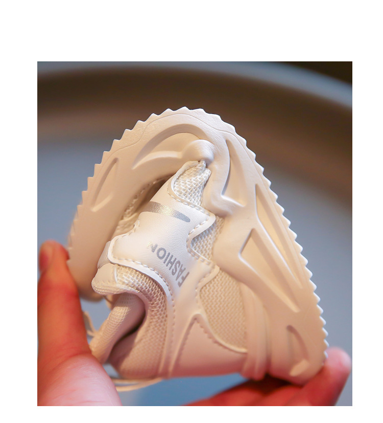 Girls Shoes Sneakers Net Shoes Summer Spin Button Kids Breathable Daddy Shoes_voghion.com