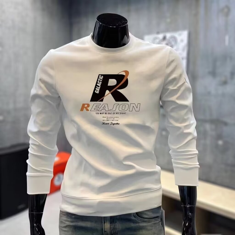 T-shirt da uomo a maniche corte pullover girocollo in cotone 100% di alta qualità_voghion.com