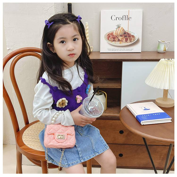 Jelly Bag Mini-Handtasche für Kinder – süße Kinder-Umhängetasche für Mädchen, stylische Mini-Geldbörse für Studenten, ideal für kleine Mädchen_voghion.com