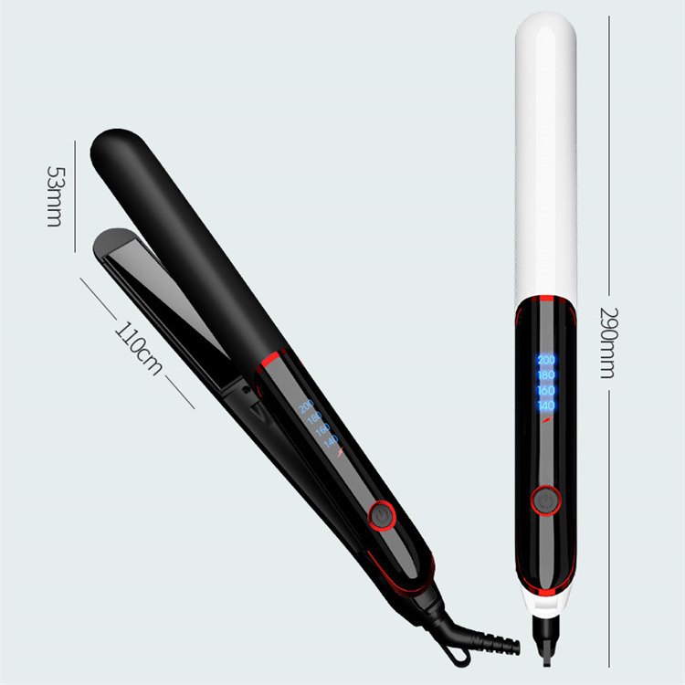 Hair Straightener & Curling Iron - Professional Styling Tool With Adjustable Temperature & Ceramic Plates (Fast Heating Anti-Frizz Travel-Friendly)_voghion.com