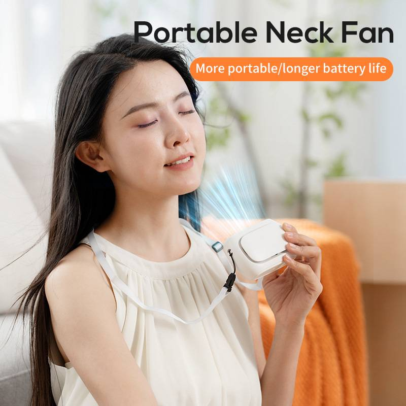 New Outdoor Portable Desktop USB Charging Handheld Neck Fan_voghion.com