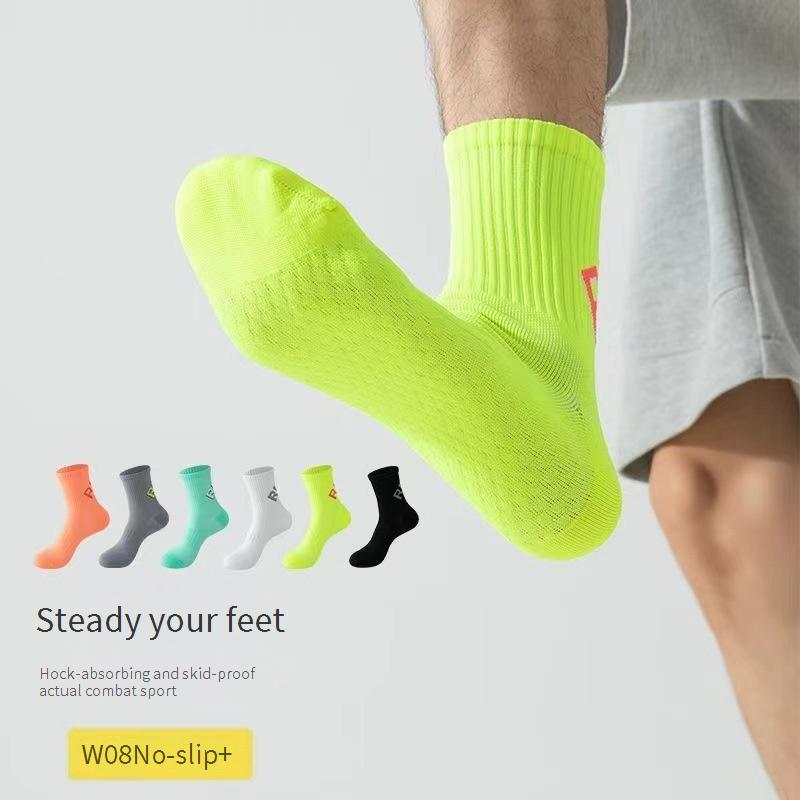 Calzini da uomo, calzini sportivi professionali, calzini da corsa per uomo e donna, stile normale, calzini massaggianti di media lunghezza, calzini da maratona traspiranti ad asciugatura rapida_voghion.com