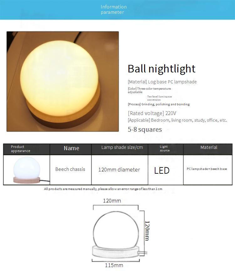 3 Renk Değiştirme Moduna Sahip Ayarlanabilir LED Gece Lambası, USB ile Çalışan Başucu Lambası, Yatak Odası ve Ev Dekorasyonu İçin Yumuşak Işık, Göz Dostu Küresel Tasarım_voghion.com
