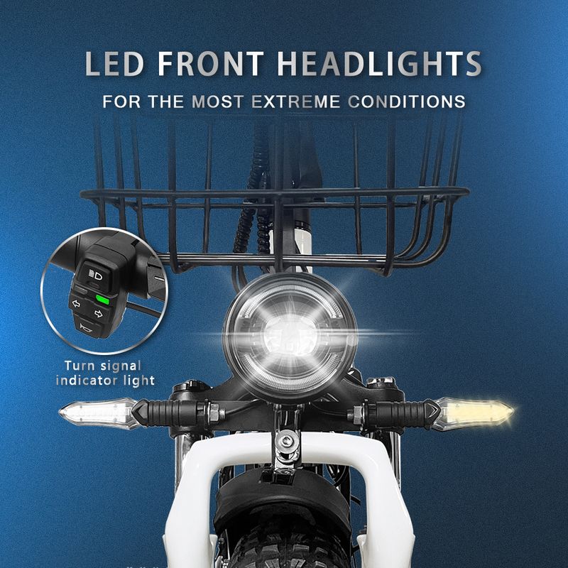 DRVETION CT20 Step-Thru Electric Bike 250W Motor 48V 15Ah Battery_voghion.com