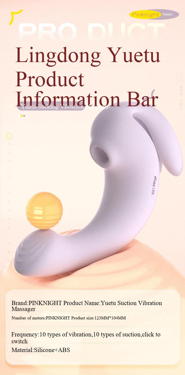 Stacy Yue Coniglio Succhiare Vibrazione Stick Vibrazione Massaggio Magnetico Ricaricabile Massaggio Bastone Masturbatore Femminile_voghion.com