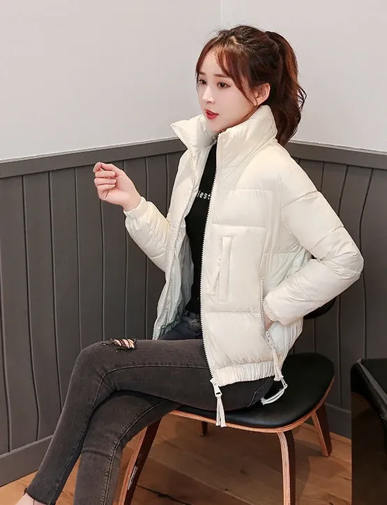 Down Coats For Women Short Parkas Woman Quilted Padded Cotton Jackets Black Korean Style Clothing Cold Warm Winter On Sale Great_voghion.com