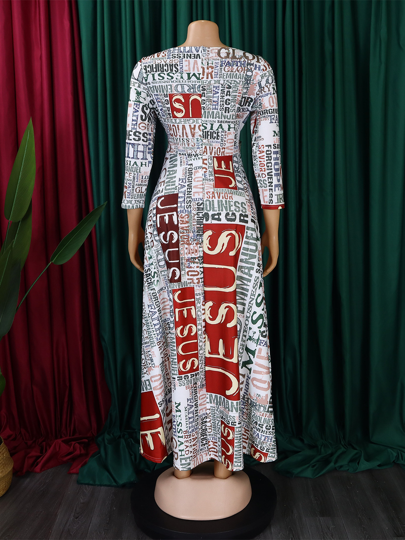 Blusa feminina estampada com cadarço, gola redonda, tamanho grande, estilo africano_voghion.com