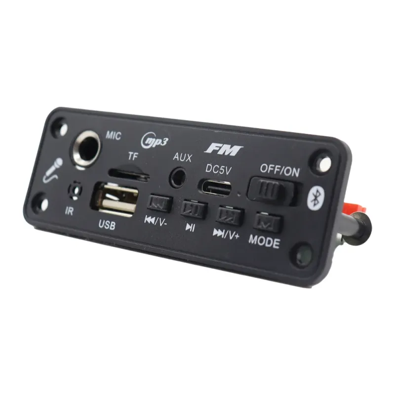 5V DC Wireless Bluetooth DIY MP3 Decoder Board 6W 10W Amplifier Handsfree Music Player Car FM Radio Module TF USB 3.5mm_voghion.com