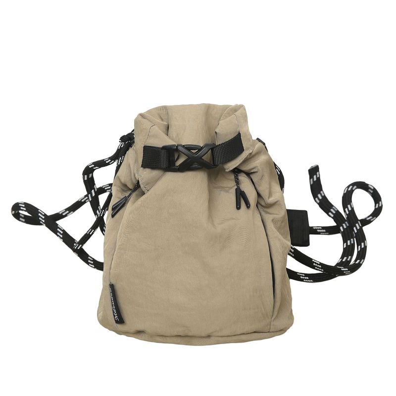 Mini secchiello Lu's Same Style per donna, semplice portacellulare con coulisse e un tocco di lusso, versatile da portare a spalla e a tracolla._voghion.com