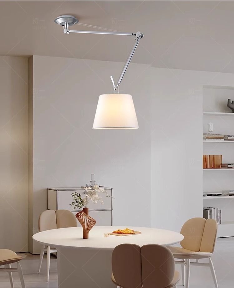 Italian Swing Arm Artemide Adjustable Pendant Light Vintage Designer For Study And Dining Room_voghion.com