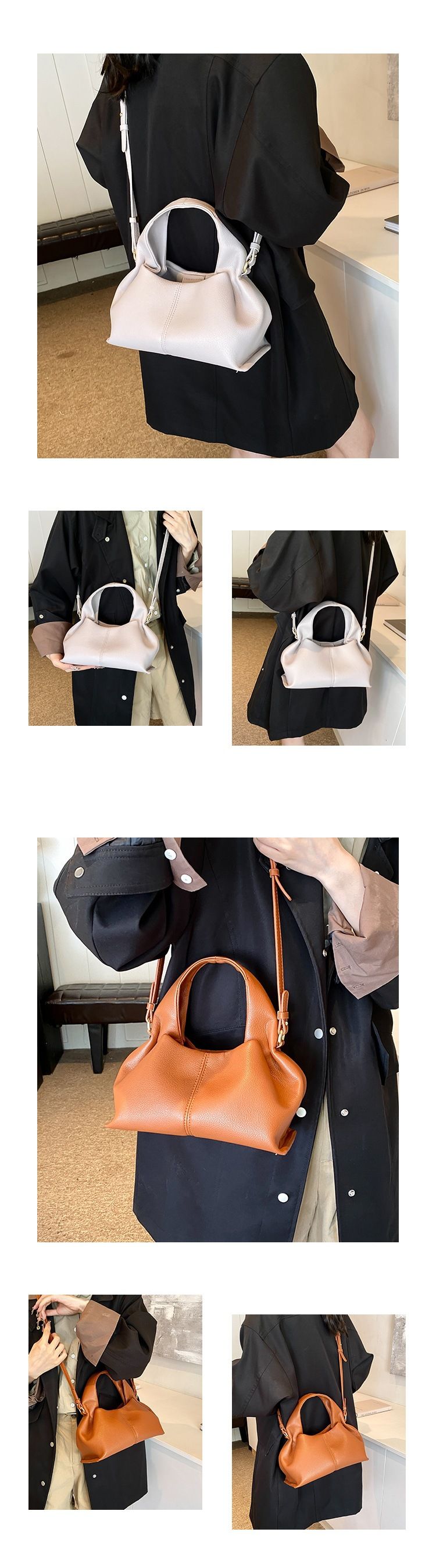 Esclusiva Cross-Border Cloud 2025 Primavera Nuovo Trendy Lunch Box Portatile in Stile Francese con Tracolla Singola da Donna_voghion.com