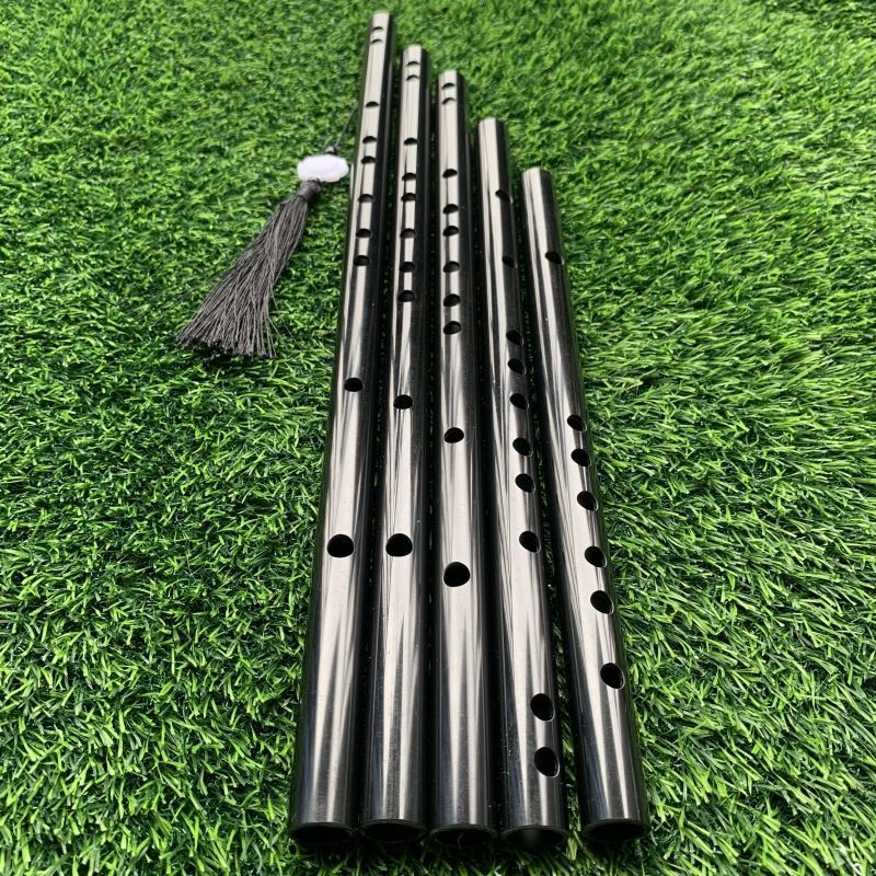 Musical Black Beginner Adult Entry-Level Instrument Wei Wushang Horizontal Blowing Ancient Style PPR Water Pipe Flute_voghion.com