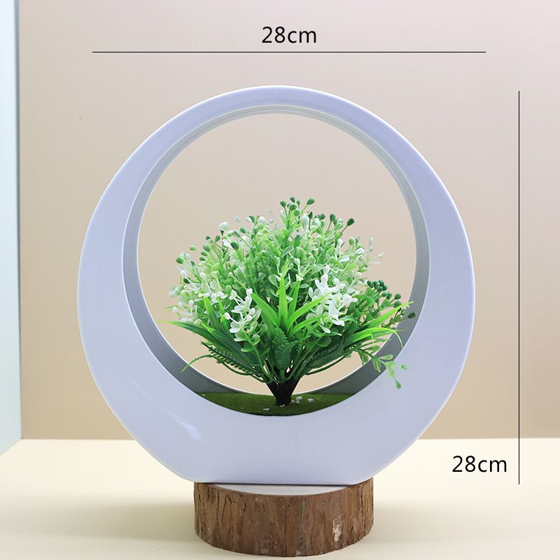 Wohnmöbel Simulation Grünpflanzen Kunststoff Kunstblumen kreative Bonsai Desktop Ornamente Blume Simulation Pflanzen_voghion.com