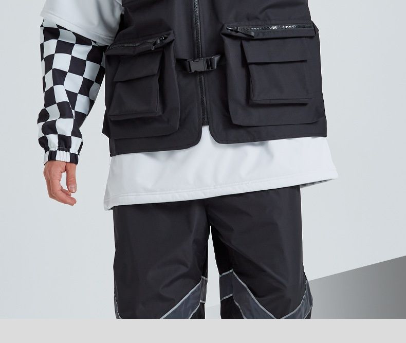 001 New Vest For Men Women, Water-Resistant, Warm, Multi-Pocket, Single And Double Board Ski Jacket, Sweatshirt Outerwear_voghion.com