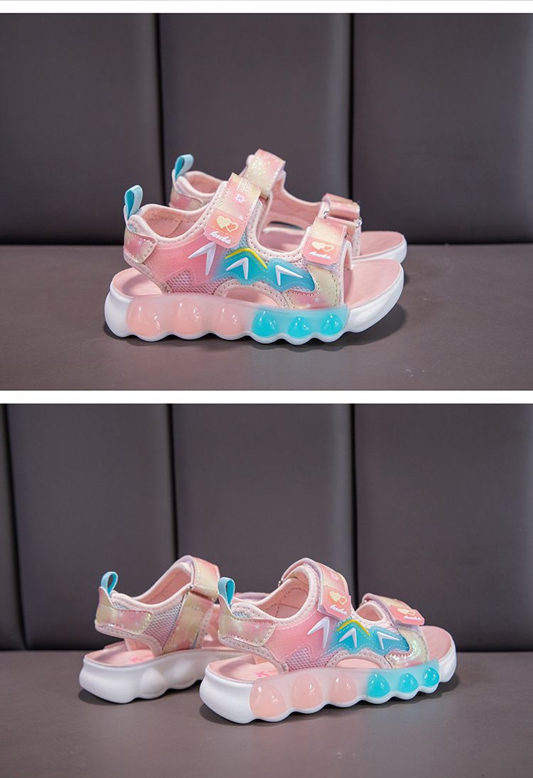 Sandali sportivi da ragazza per bambini 2024 estivi nuovi medi e grandi alla moda Scarpe da spiaggia antiscivolo per bambini_voghion.com