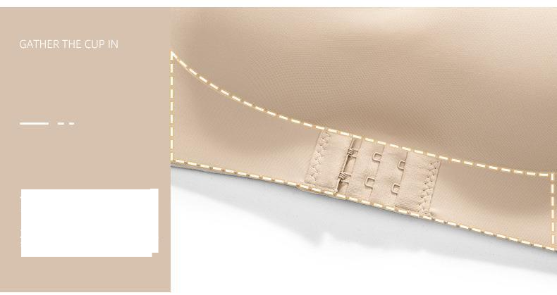 Damenbekleidung Trägerlose Unterwäsche für Damen Rutschfester, kleiner Busen Push-Up-BH Gewickeltes Tube-Top Unsichtbarer, Anti-Freiliegender, schöner Rücken-BH_voghion.com