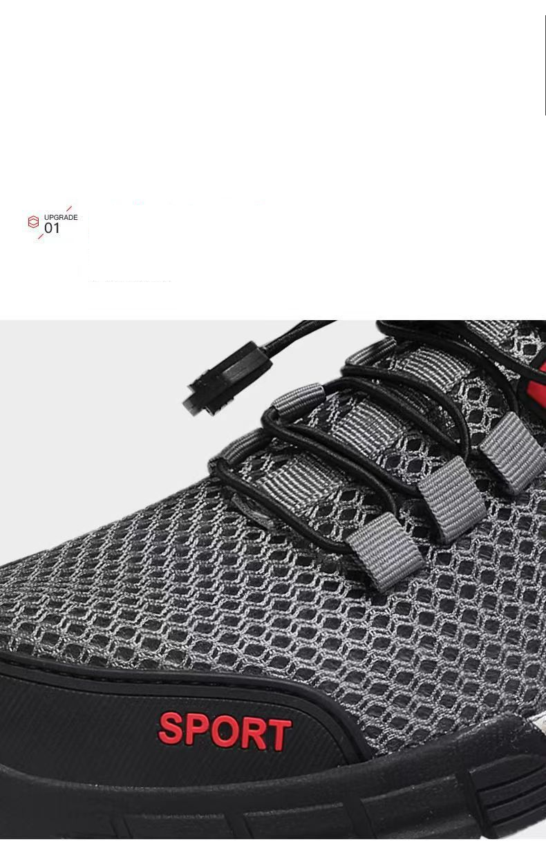 Scarpe da trekking in acqua da uomo - Scarpe da trail in mesh traspirante ad asciugatura rapida per trekking fluviale e sport all'aria aperta_voghion.com