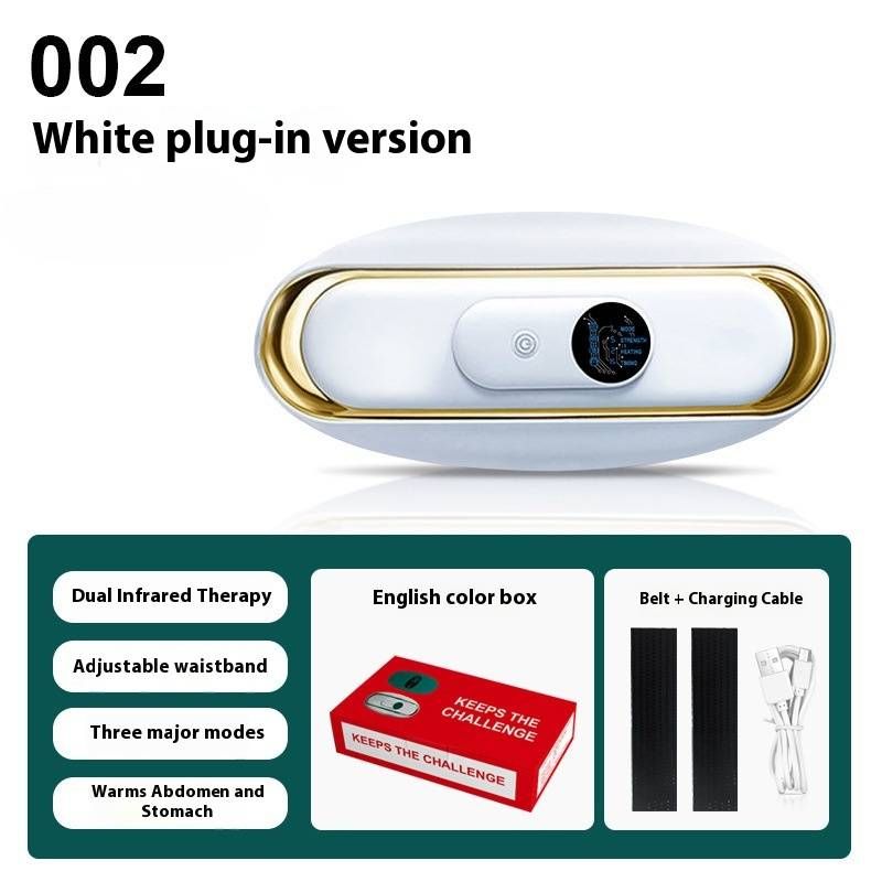 Cinturón masajeador abdominal inalámbrico con calefacción: amasamiento automático, shiatsu y compresas calientes para reducir la grasa abdominal. Dispositivo portátil de masaje de cintura._voghion.com