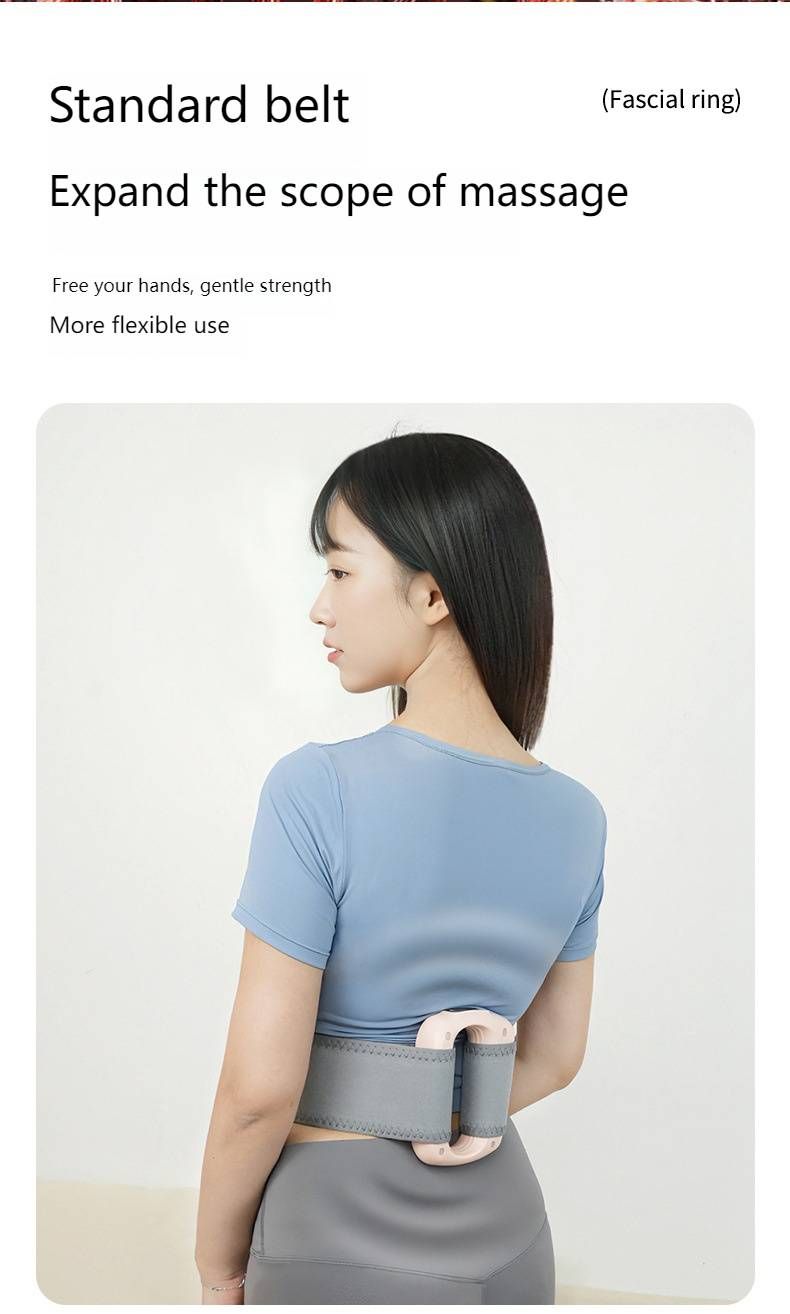 Mini-Muskelmassagering mit Vibration – Tragbares elektrisches Massagegerät zur Tiefenentspannung (Blau/Pink, über USB wiederaufladbar, für Männer und Frauen)_voghion.com